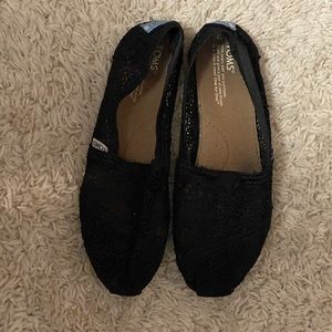 Black Lace Toms
